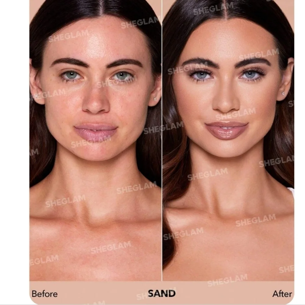 Sheglam Skinfinite Hydrating Foundation- Sand New With Pouch